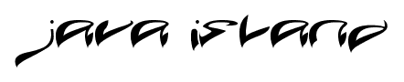 JAVA ISLAND font
